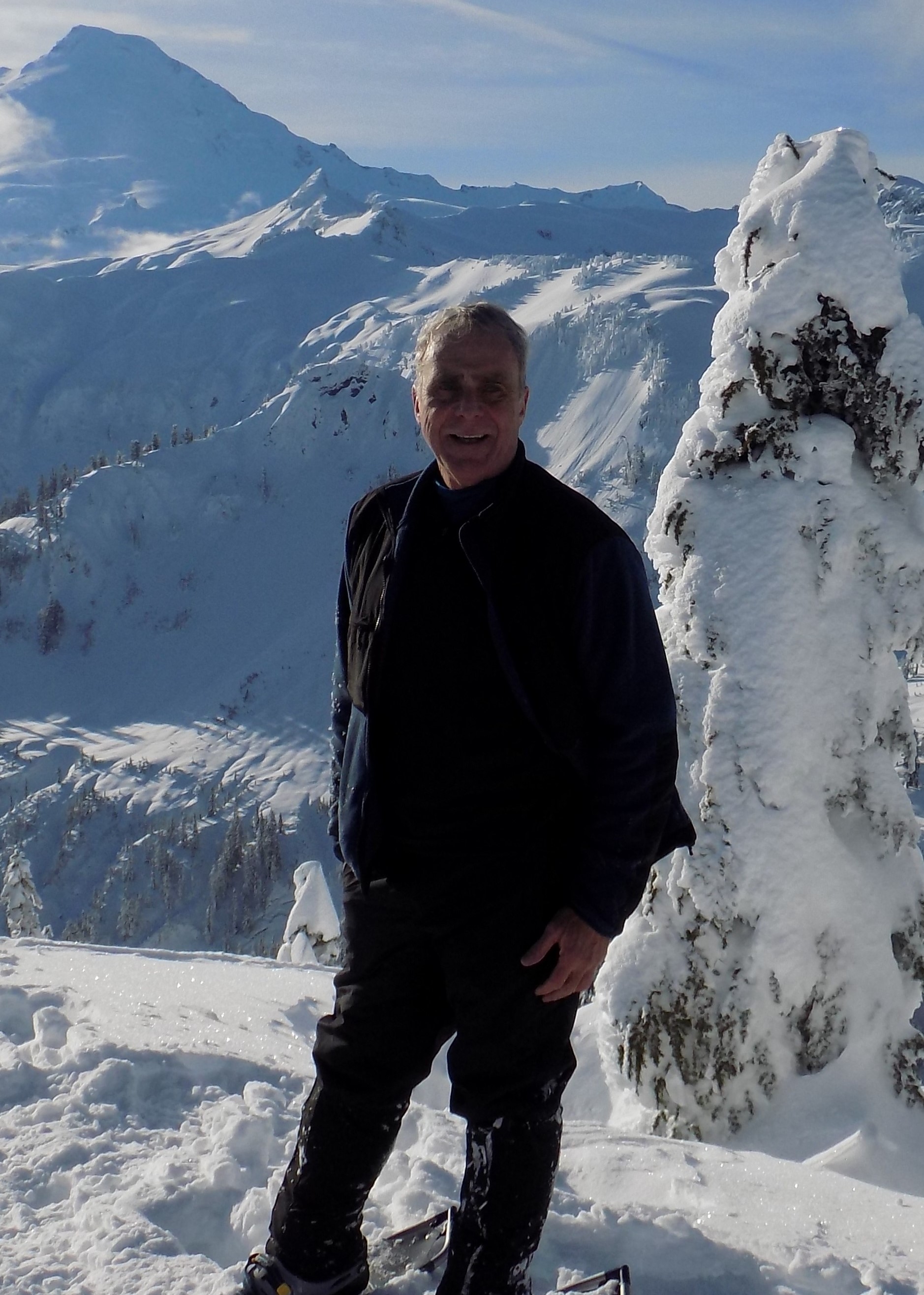 Frank at Artist Point - Winter Adventure